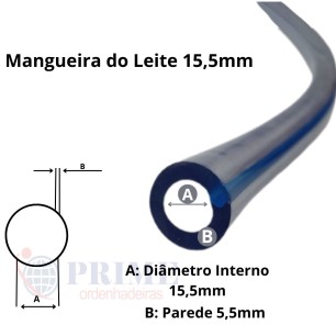 Mangueira Do Leite Cristal 15,5 X 5,00 Rolo De 25 Mt