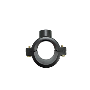 Abraçadeira Cano 63mm Rosca Saida 1/2 Polegada Aperto Com Parafuso