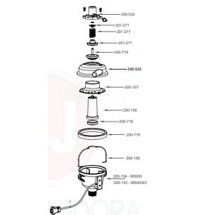 Vaso Medidor M500 501 Gimenez Linha Média