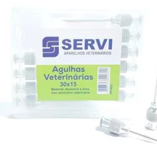 12 Agulhas Veterinárias Servi - Seringas Em Geral - Escolha