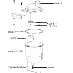 Aerador Plástico Gimenez 50mm Para Odenhadeira- Ordenha 