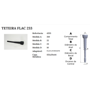 Teteira Inabor Ultra Flaco 233 10mm