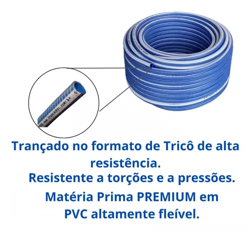 Mangueira De Jardim Premium 20 Metros Em Pvc Ati Torção